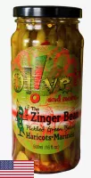 The Zinger Bean pickled green beans by Oliveit!
